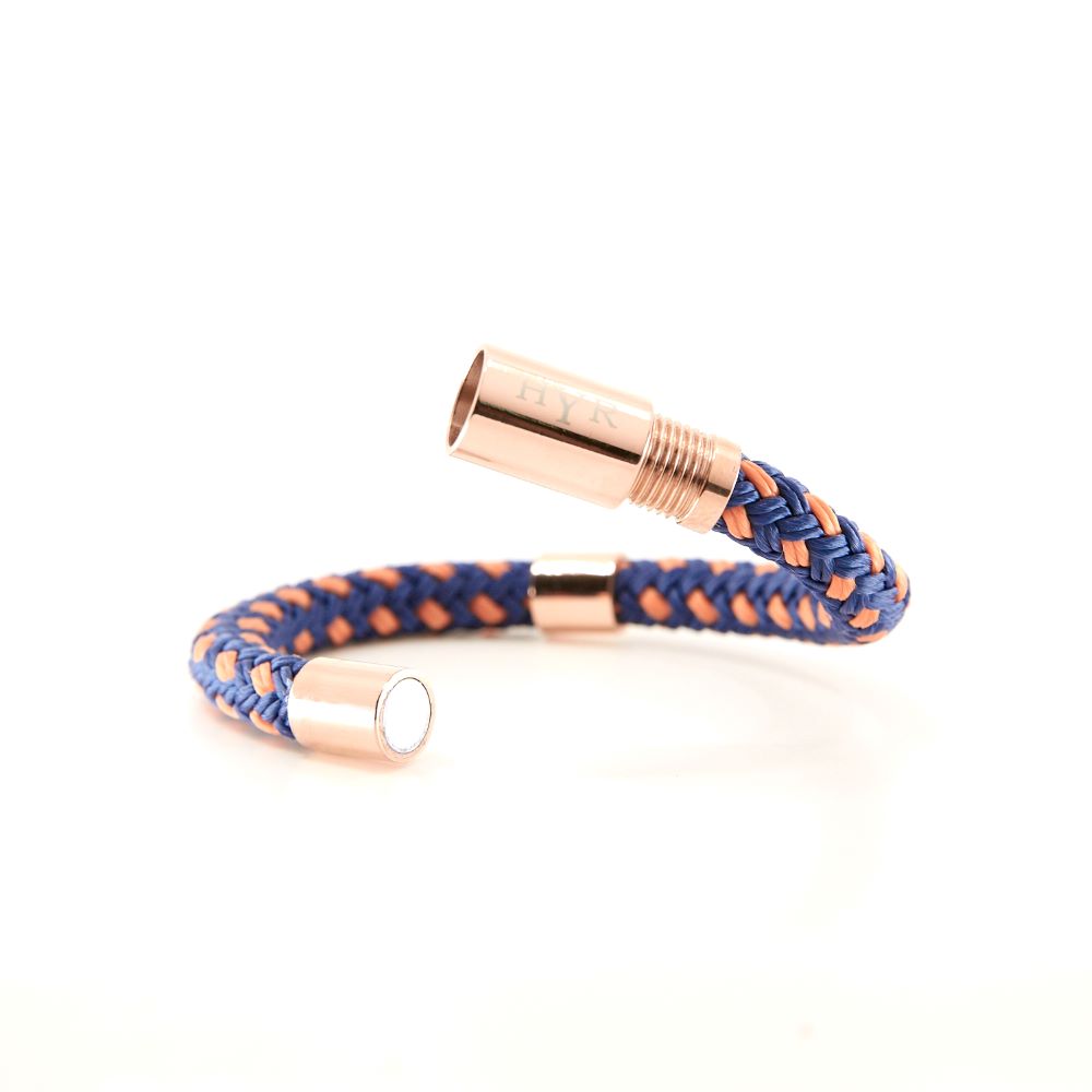 Wing Swirl rope bracelet - gold