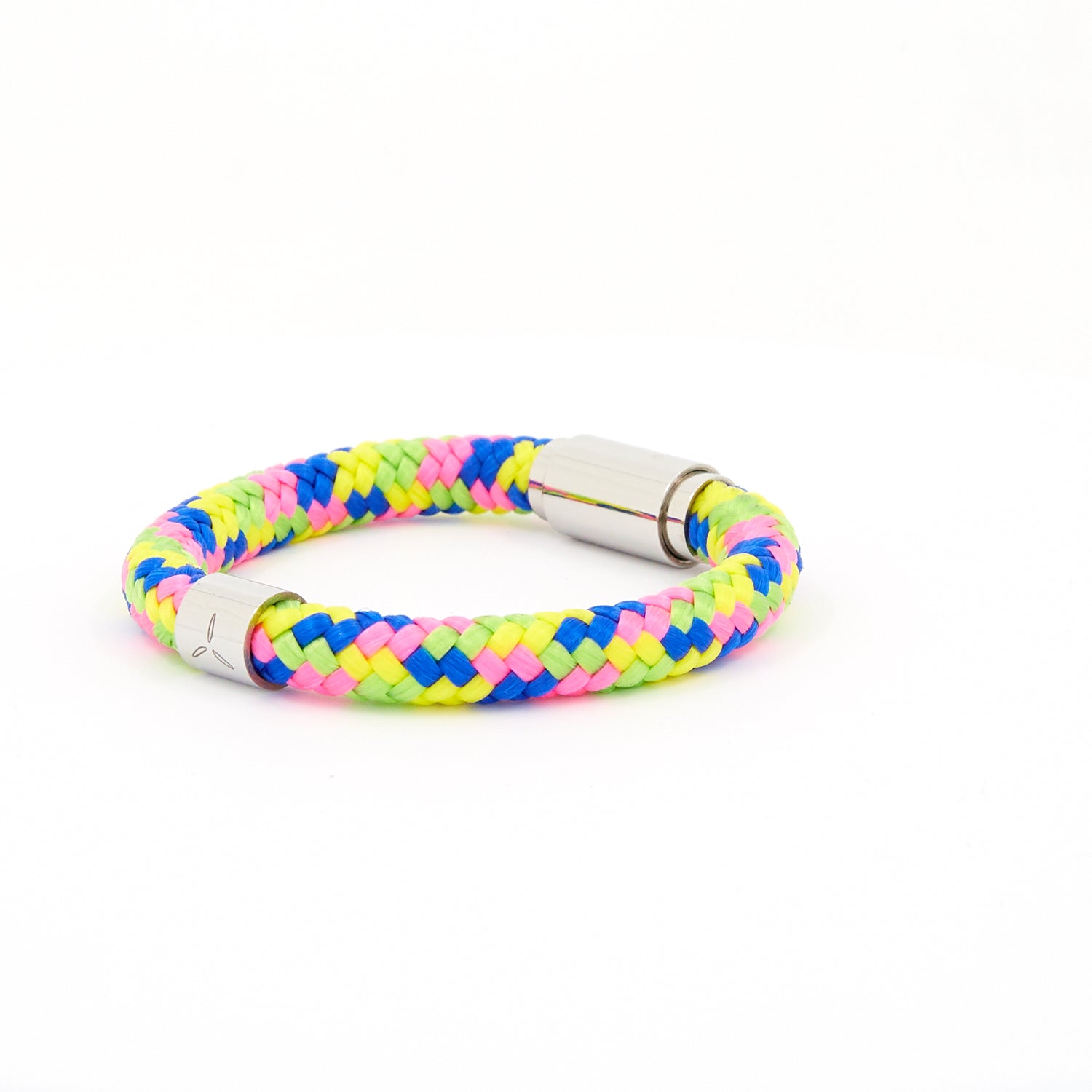 Rainbow dream rope bracelet - silver