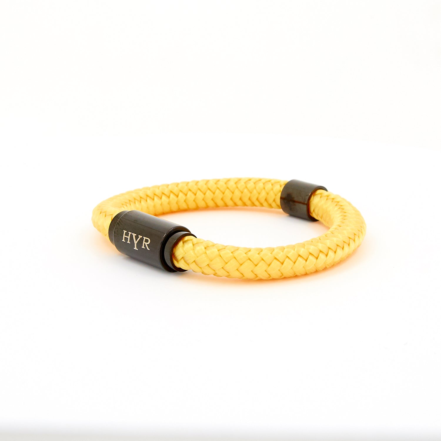 Yellow Temptation rope bracelet - black