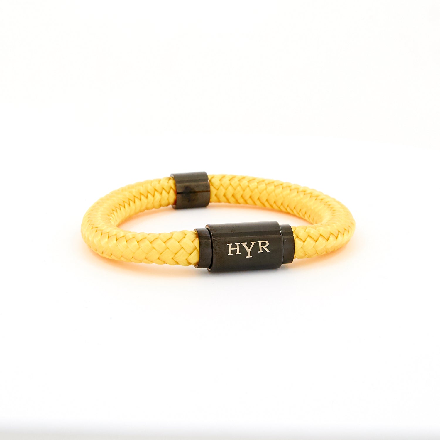 Yellow Temptation rope bracelet - black